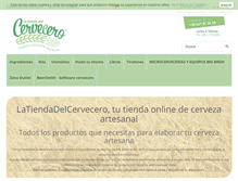 Tablet Screenshot of latiendadelcervecero.com